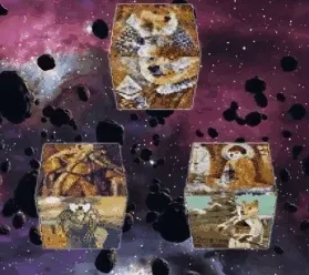 Cube of Trinity Shiba Inu