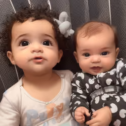 AI baby smiling 