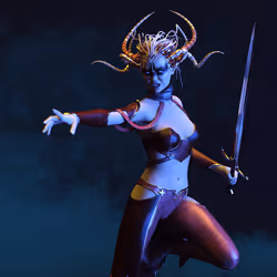 3DFF NFT G8F Taryn KnightPriestess H2Flamus-01A