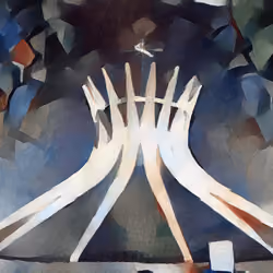 Brasília Cathedral postcard
