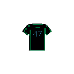 _Black_green #number 47