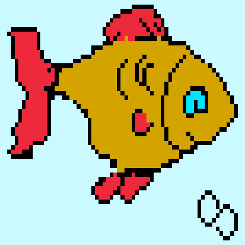 8bitGoldfish Poly#17