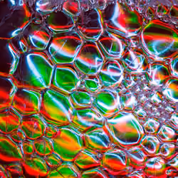 Long Exposure Bubbles - First colony - №17