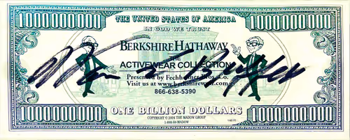 Warren Buffett Signed