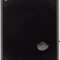 Mariner 9 Satellite Image of Phobos (Close-Up) 03