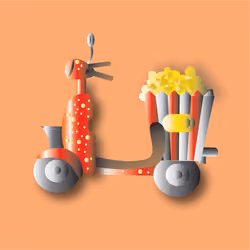 Popcorn Scooter