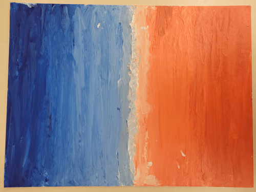 contrasting color gradient