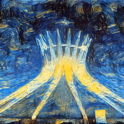 Brasília Cathedral postcard