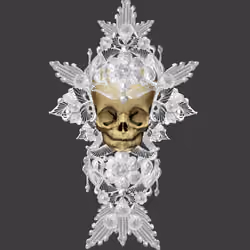 Embroidery Skull