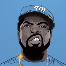 Ice Cube - light blue
