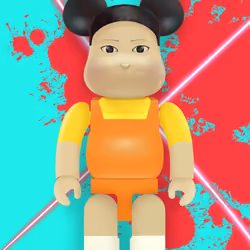Bearbrick x Squid Game - Doll