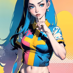 Waifus Pop Art #030