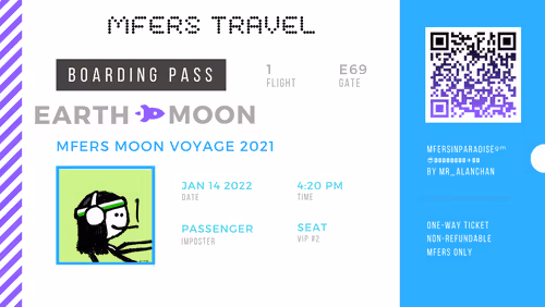 Space Voyage to the moon 2022 - Flight 1 - Vip #2