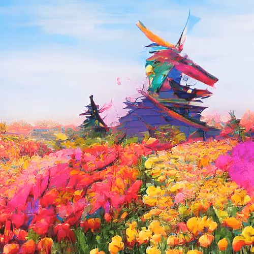 02 Windmill & Tulip - Holland