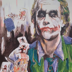 Joker plays cards 🃏♠️♣️♥️♦️💰