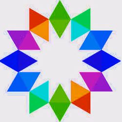 Multicolor circle