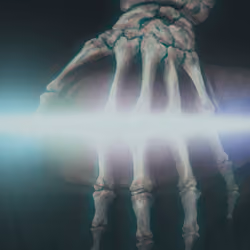 skeleton hand - qlitch #2