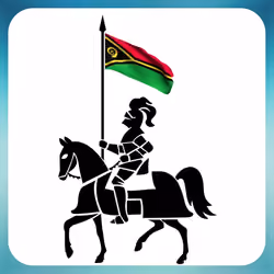 Knight flag #005 Vanuatu