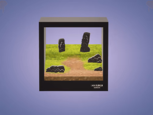 Diorama65 -Moai #3