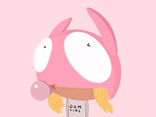 Gum girl