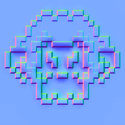 Kawaii SKULL #5608