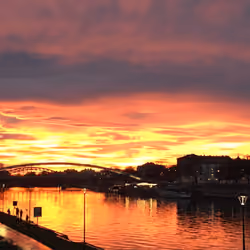 Sunset in Krakow