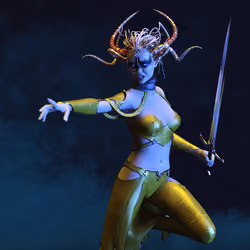 3DFF NFT G8F Taryn KnightPriestess H2Flamus-01C