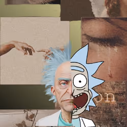 rick half real half animated