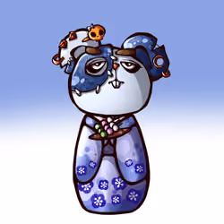 #003 KOKESHI DOLL Mouse