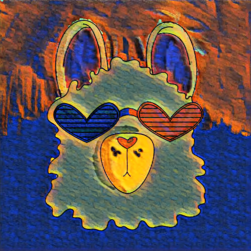 Stylized Funky Llamas