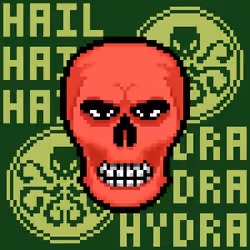 Silly Skellys Unique - Red Skull