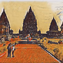 Prambanan Of Temple