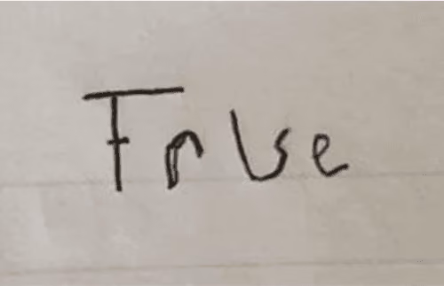 True or False