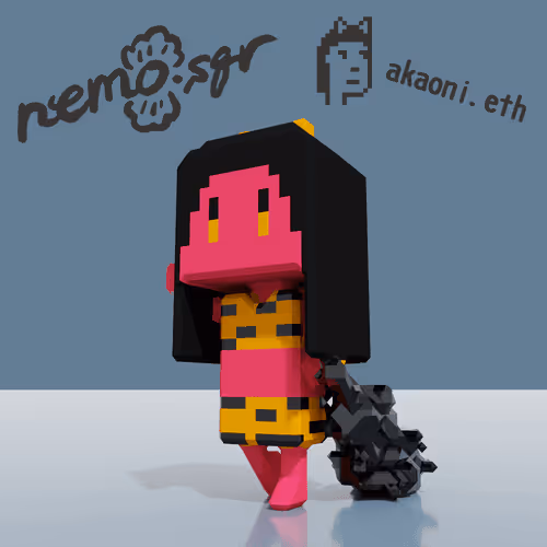 crypto akaoni girls #001