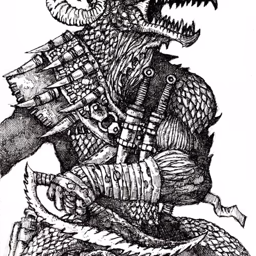 Cultist #077 Dragonborn rogue