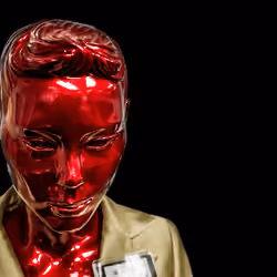 The Red Lady Black