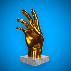 Golden hand