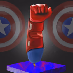 Rare Hand #18 "Captain America"
