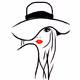 floppy hat girl