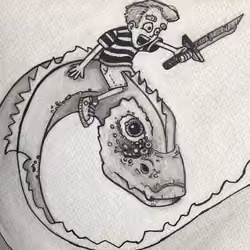 Dino rider uncolored
