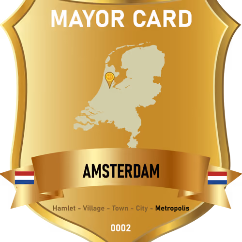 Mayor Card - Netherlands - Amsterdam