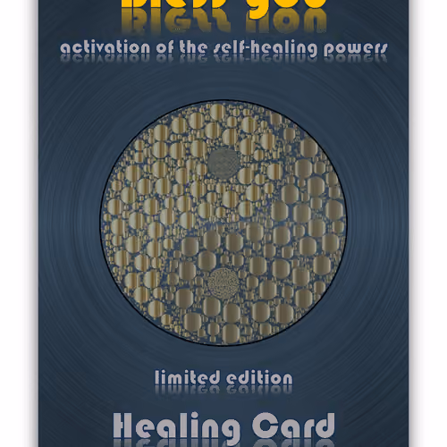 Healing Number Card with radionics barcode #200