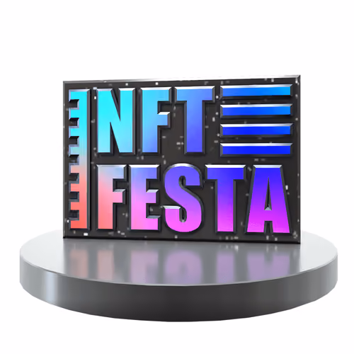 Visitor's pin - NFT FESTA