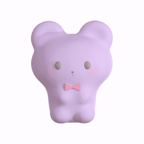purple moko bear S