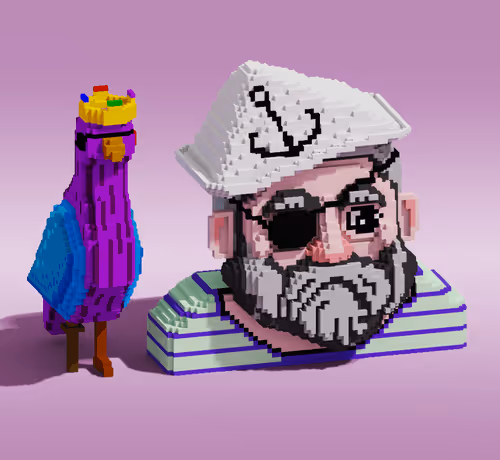 Sleepy Cap'n with King Of Pigeons