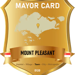 Mayor Card - Singapore - Mount Pleasant