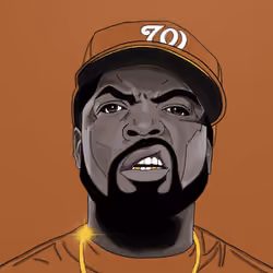 Ice cube - orange 