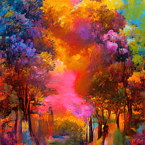 Vibrant Forest 