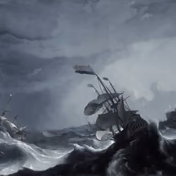 Dutch warships in trouble