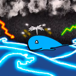 RICH WHALE IN A STORM  2/2